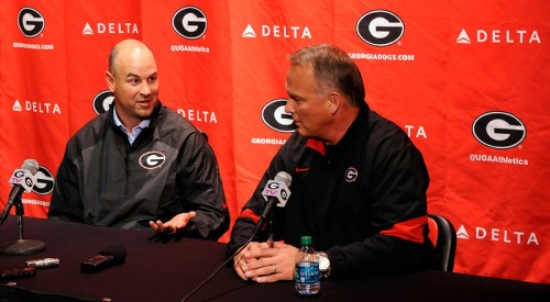 Richt and Pruitt are cleaning house.  Photo Courtesy: John Kelley